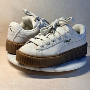 Puma x Fenty Rihanna Creeper Phatty Warm White Gum Platform Sneakers 399865-03